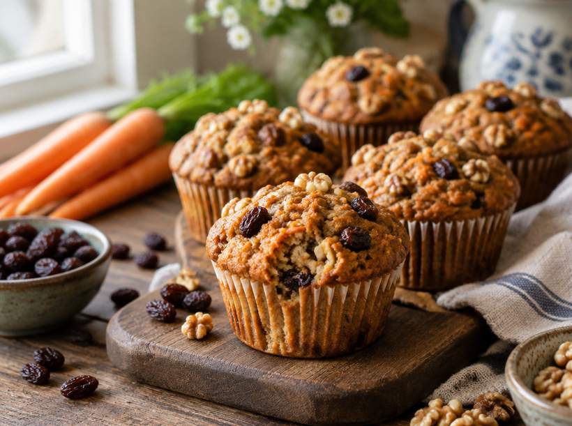Carrot Raisin Muffins