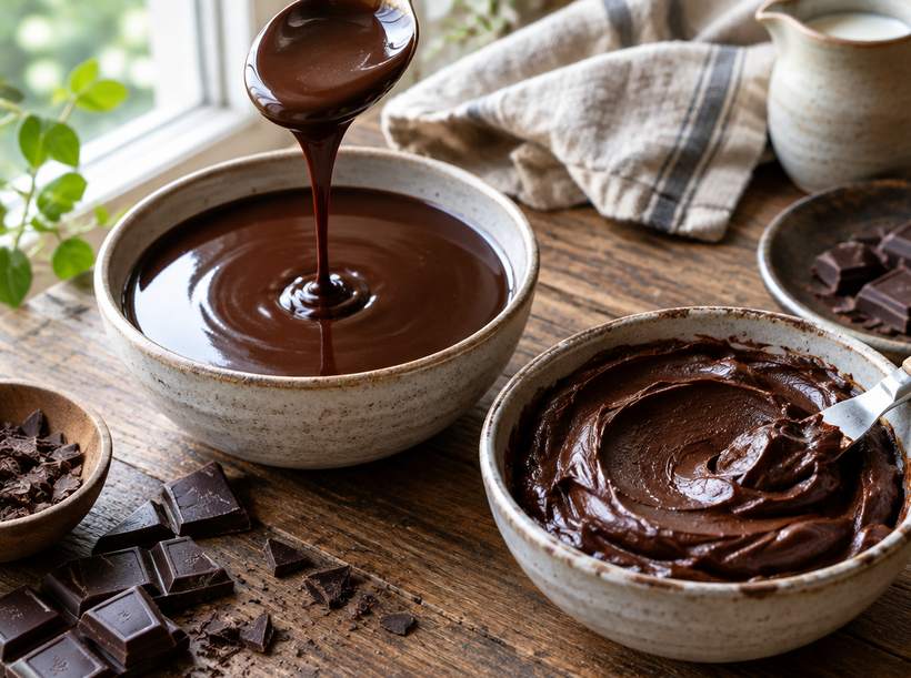Chocolate Ganache (2 Ways)