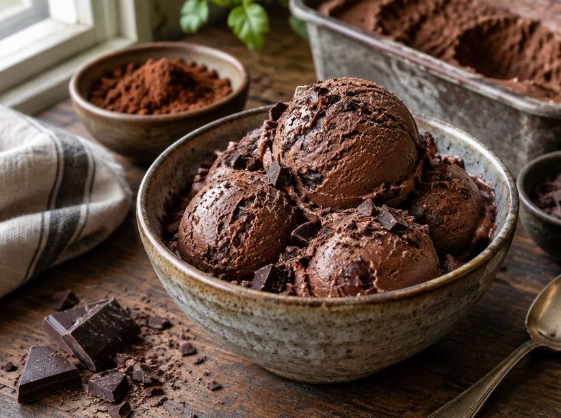 Chocolate Ice Cream (No-Churn)