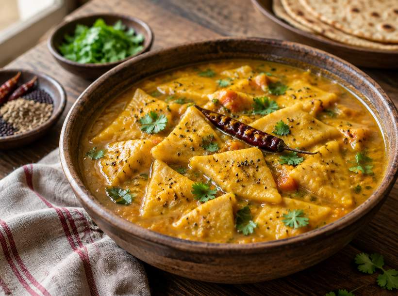 Gujarati Dhokli Nu Shaak