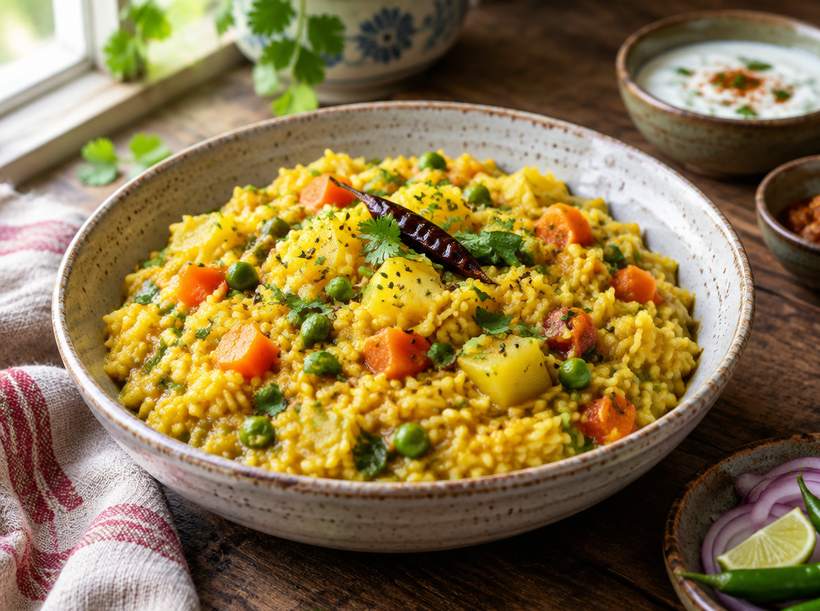 Gujarati Masala Khichdi