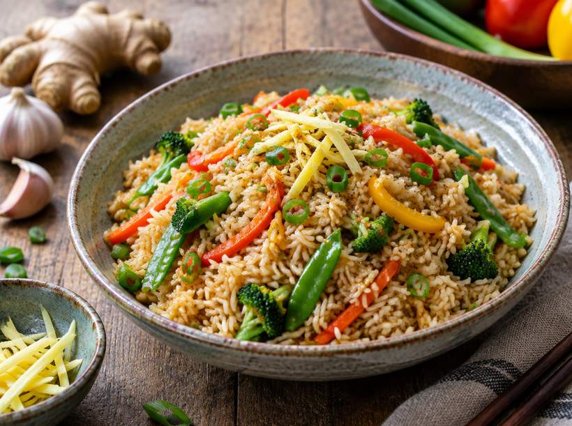 Veg Ginger Fried Rice